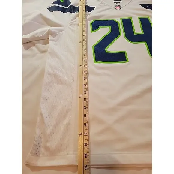 Authentic NFL Marshawn Lynch Seattle Seahawks Nike Elite Jersey Size Large 48